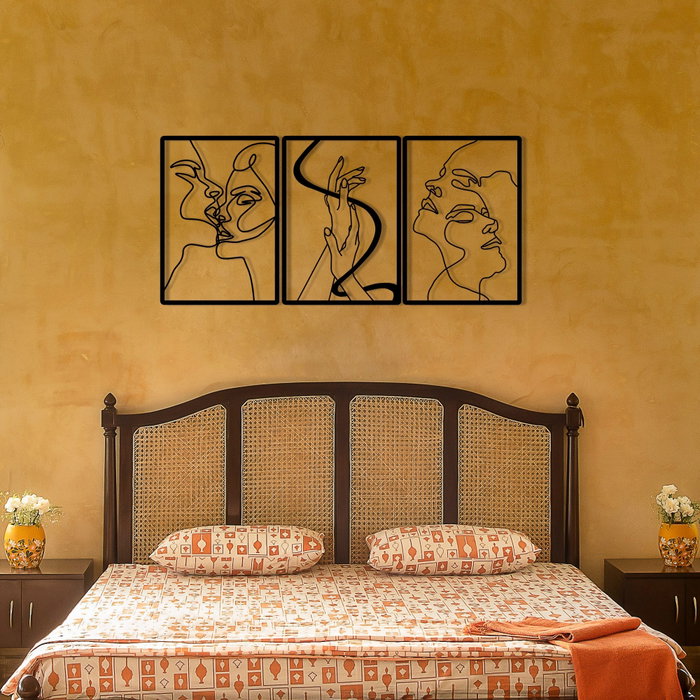 Wallity The Unity Of Love Escultura de Pared Negra Wallity The Unity Of Love Escultura de Pared Negra